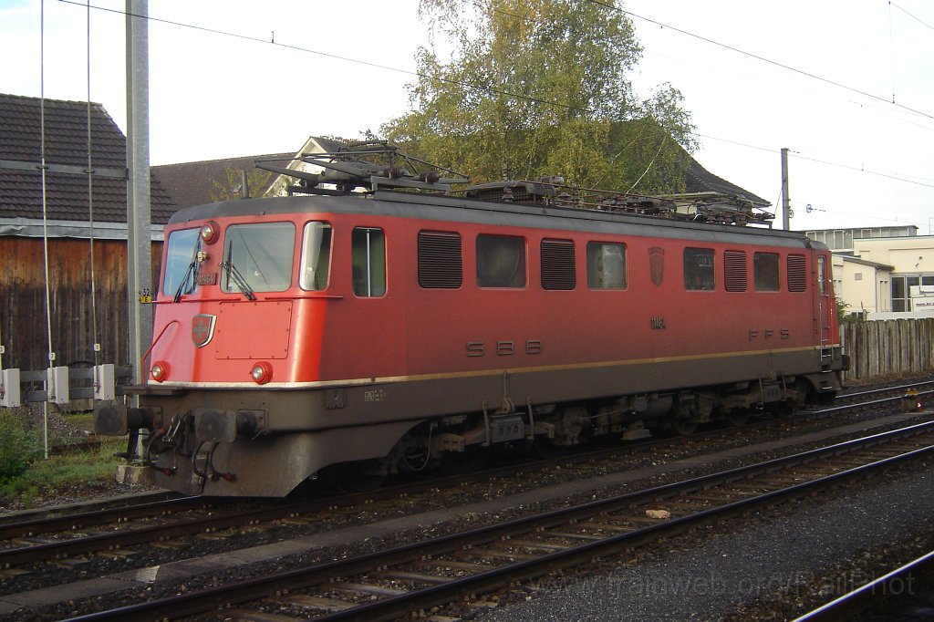1262-0006-311006.jpg - SBB-CFF Ae 6/6 11464 «Erstfeld» / Hinwil 31.10.2006