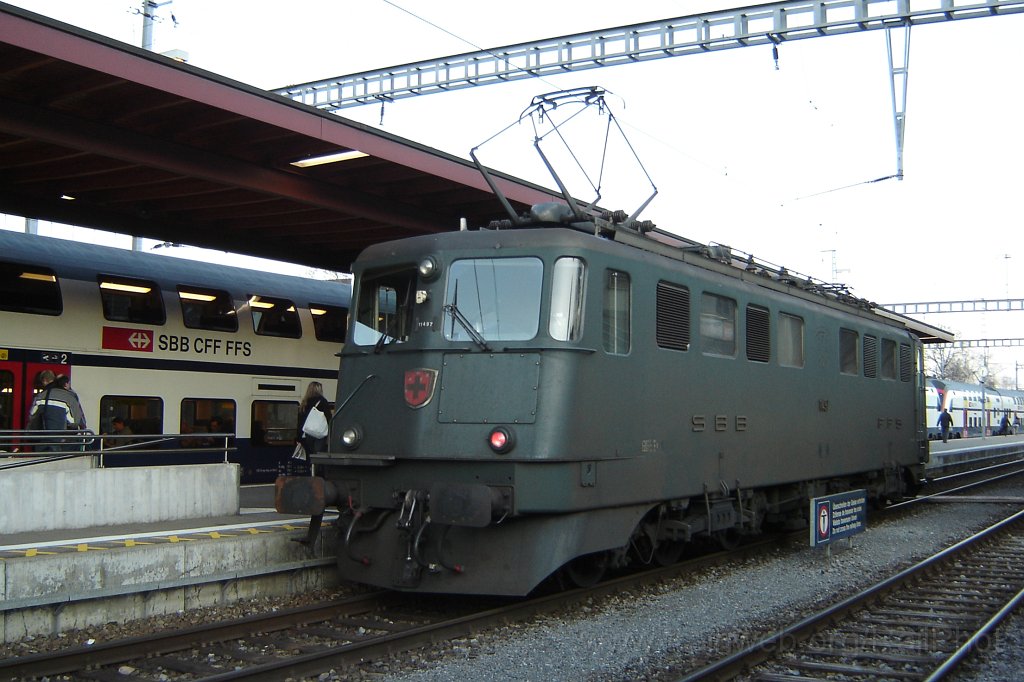 1459-0036-280308.jpg - SBB-CFF Ae 6/6 11497 «St. Margrethen» / Hinwil 28.3.2008
