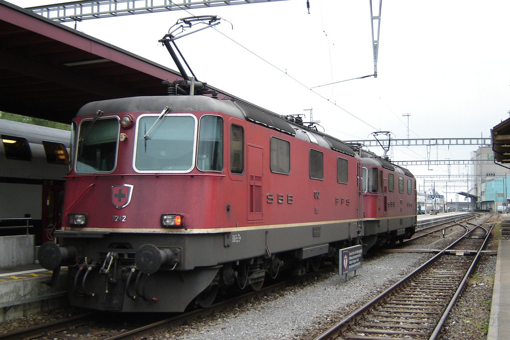 1480-0021-210508.jpg - SBB-CFF Re 4/4'' 11242 + 11259 / Hinwil 21.5.2008