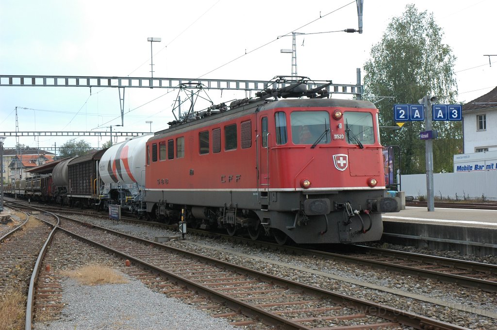 1565-0017-230908.jpg - SBB-CFF Ae 6/6 11520 «Langnau BE» / Hinwil 23.9.2008
