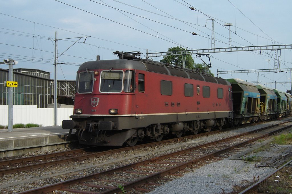1200-0037-050706.jpg - SBB-CFF Re 6/6 11649 «Aarberg» / Hinwil 5.7.2006