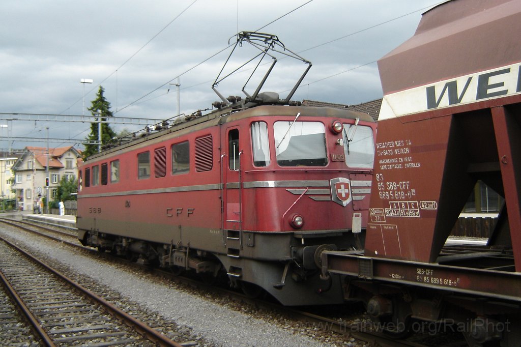 1529-0013-290708.jpg - SBB-CFF Ae 6/6 11423 «Valais» / Hinwil 29.7.2008