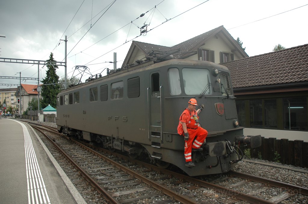 1555-0004-010908.jpg - SBB-CFF Ae 6/6 11498 «Buchs SG» / Hinwil 1.9.2008