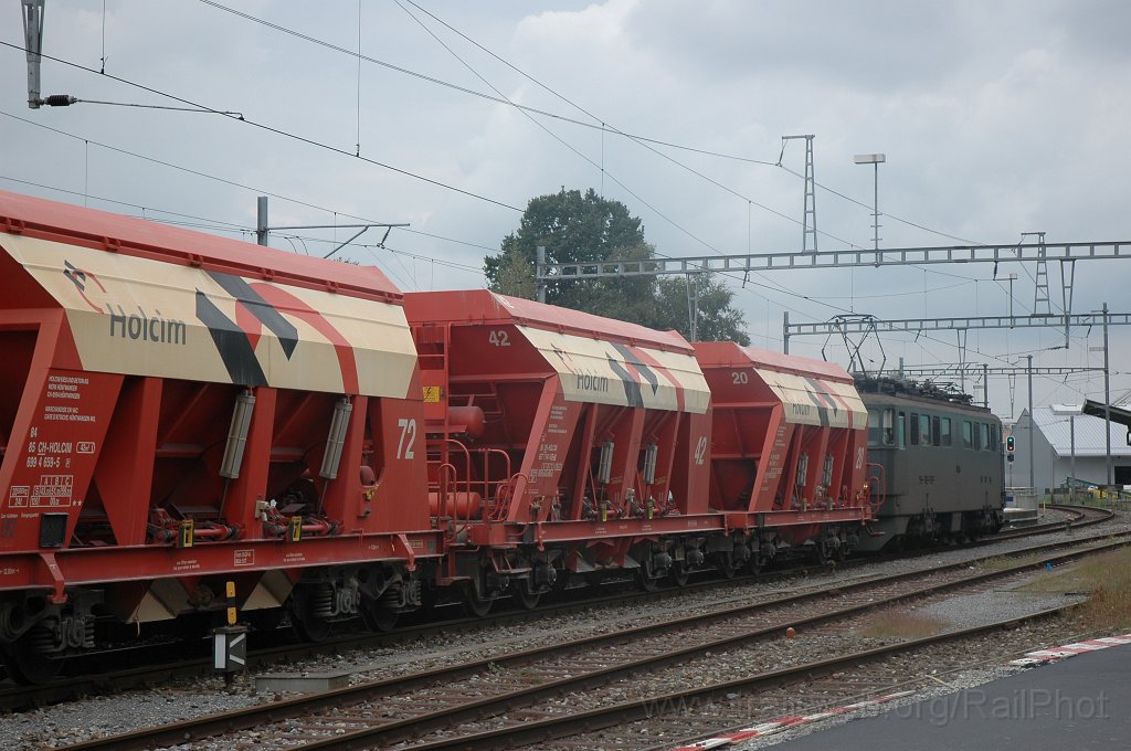 1555-0009-010908.jpg - SBB-CFF Ae 6/6 11498 «Buchs SG» / Hinwil 1.9.2008