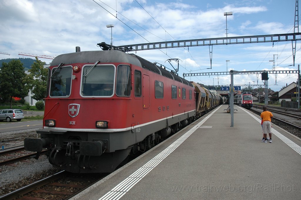 1715-0035-110809.jpg - SBB-CFF Re 6/6 11631 «Dulliken» / Hinwil 11.8.2009