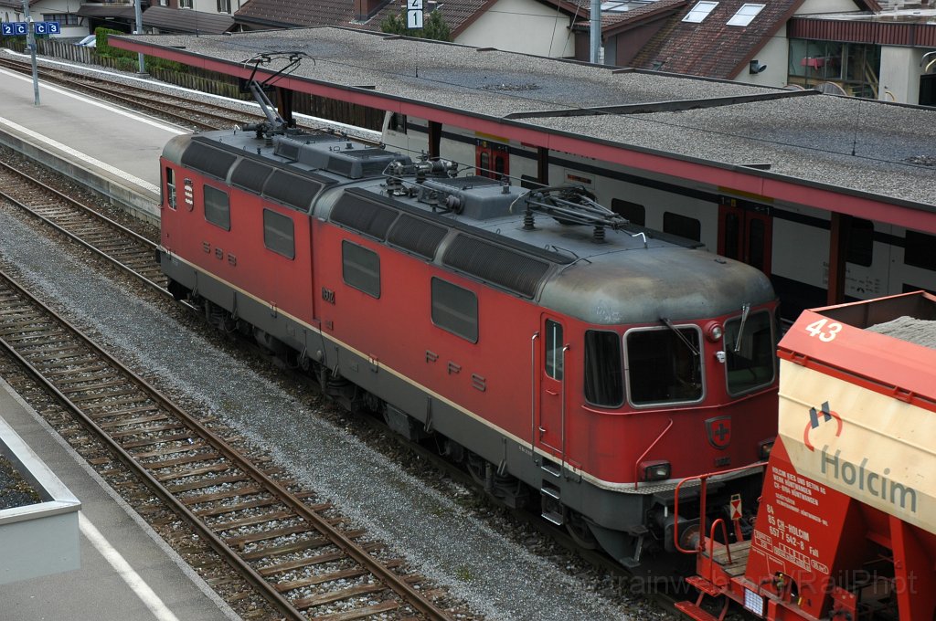 1896-0044-210610.jpg - SBB-CFF Re 6/6 11601 «Morges» / Hinwil 21.6.2010