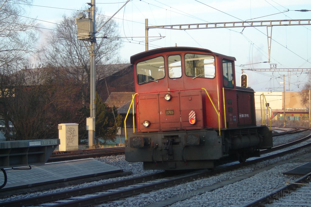 1440-0018-291107.jpg - SBB-CFF Tm IV 8765 / Hinwil 29.11.2007