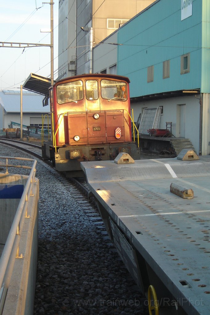 1440-0019-291107.jpg - SBB-CFF Tm IV 8765 / Hinwil 29.11.2007