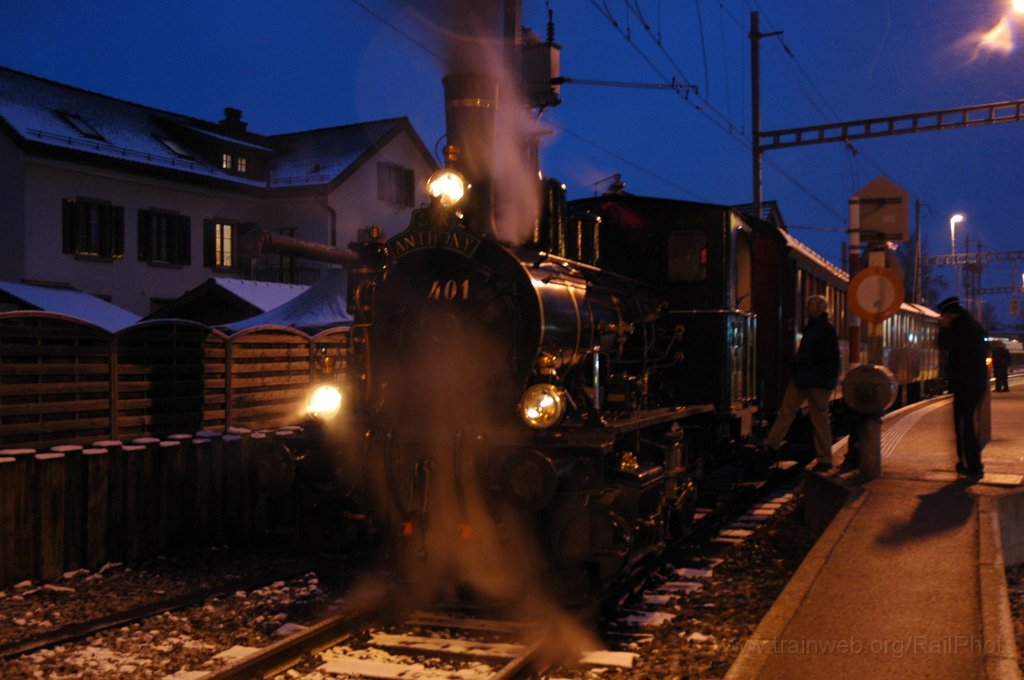 1591-0010-221108.jpg - DVZO Ed 3/3 401 «Bauma» / Hinwil 22.11.2008