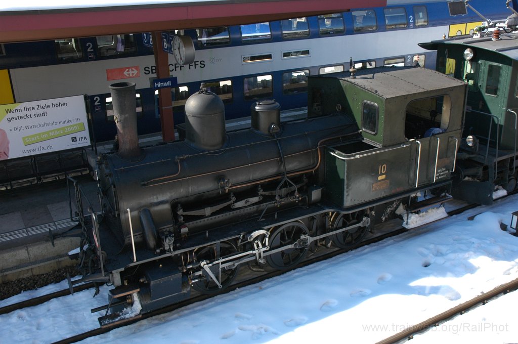 1620-0030-280209.jpg - DVZO E 3/3 10 / Hinwil 28.2.2009