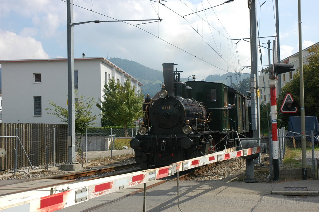 1776-0007-190909.jpg - DVZO Ed 3/3 401 «Bauma» / Hinwil 19.9.2009