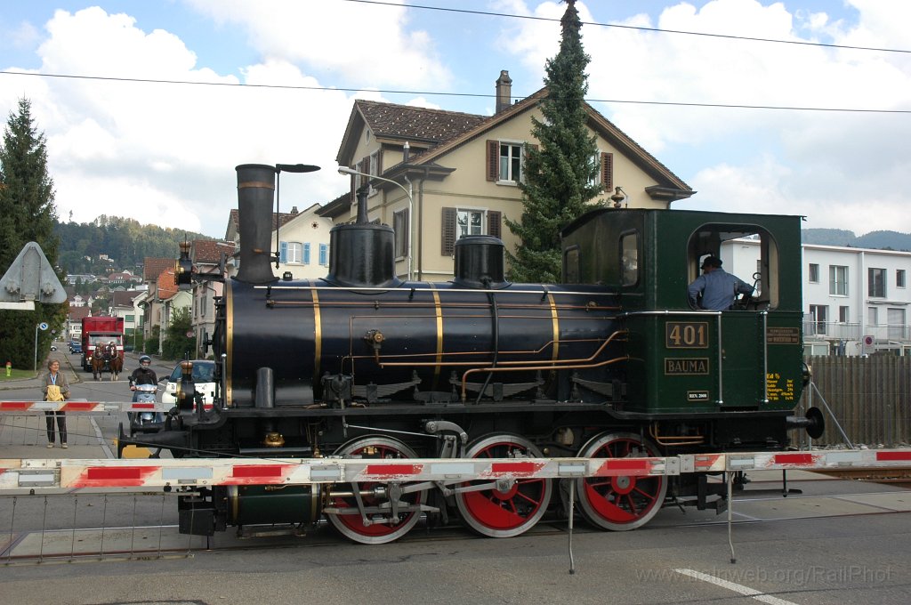 1776-0020-190909.jpg - DVZO Ed 3/3 401 «Bauma» / Hinwil 19.9.2009