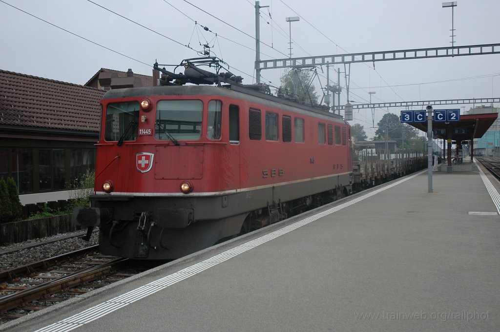 1546-0046-290808.jpg - Ae 6/6 11445 «Frauenfeld» / Hinwil 29.8.2008