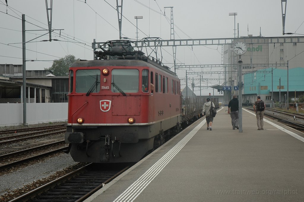 1547-0005-290808.jpg - Ae 6/6 11445 «Frauenfeld» / Hinwil 29.8.2008
