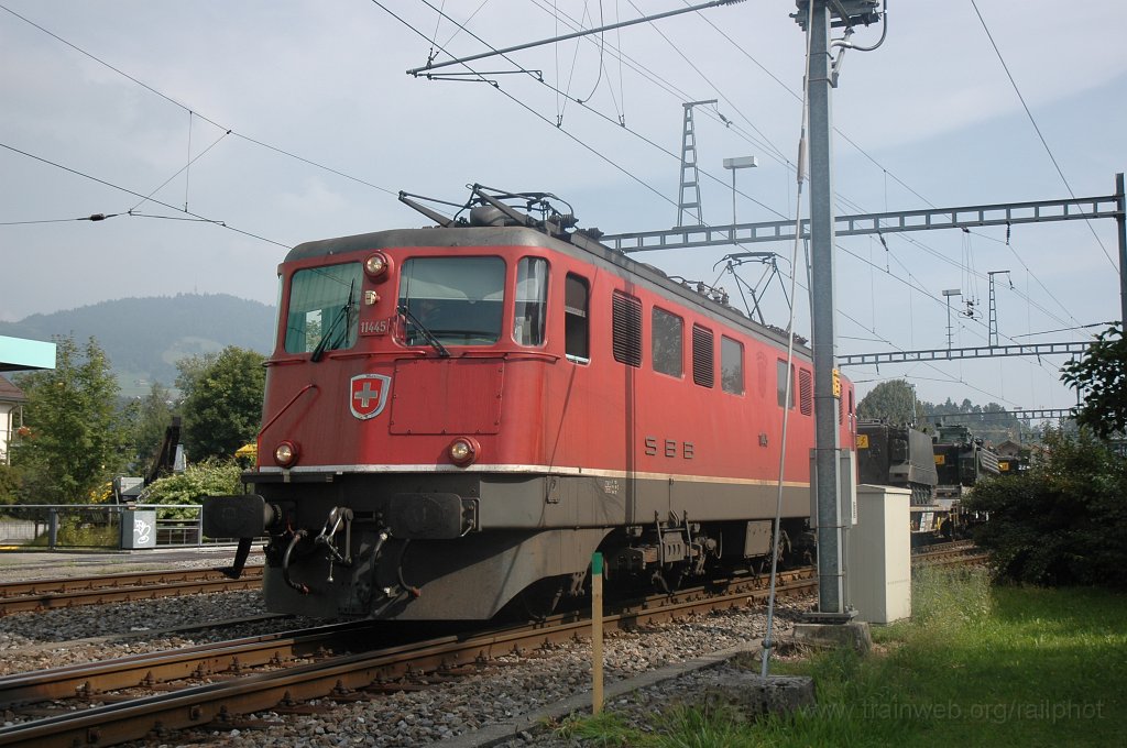 1547-0039-290808.jpg - Ae 6/6 11445 «Frauenfeld» / Hinwil 29.8.2008
