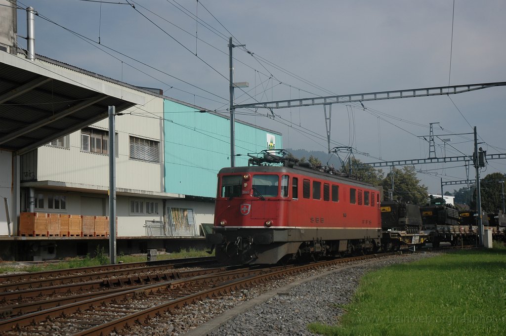 1548-0005-290808.jpg - Ae 6/6 11445 «Frauenfeld» / Hinwil 29.8.2008
