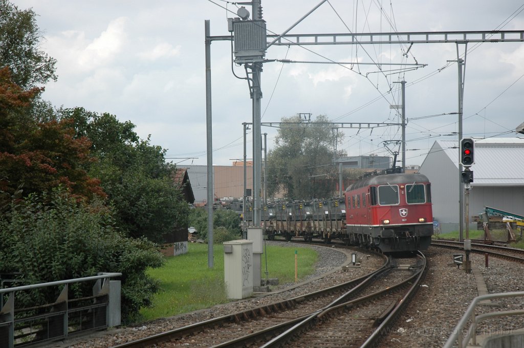 1553-0013-010908.jpg - Re 6/6 11677 «Neuhausen am Rheinfall» / Hinwil 1.9.2008
