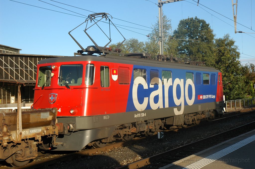 1559-0016-080908.jpg - Ae 610.508-4 «Wettingen» / Hinwil 8.9.2008