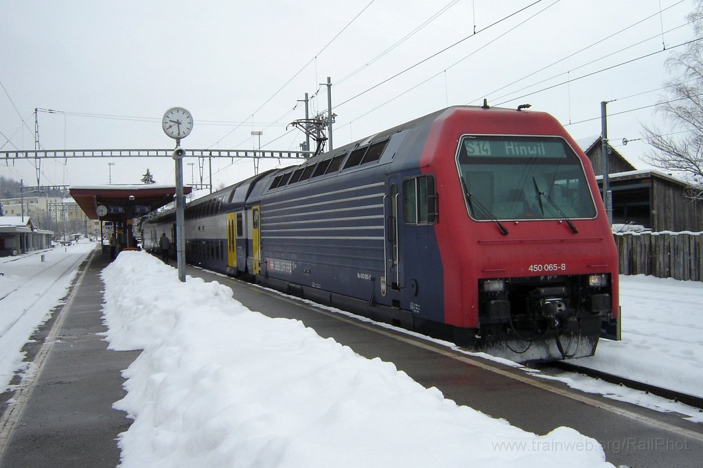 1018-0011-080305.jpg - SBB-CFF Re 450.065-8 «Bonstetten» / Hinwil 8.3.2005