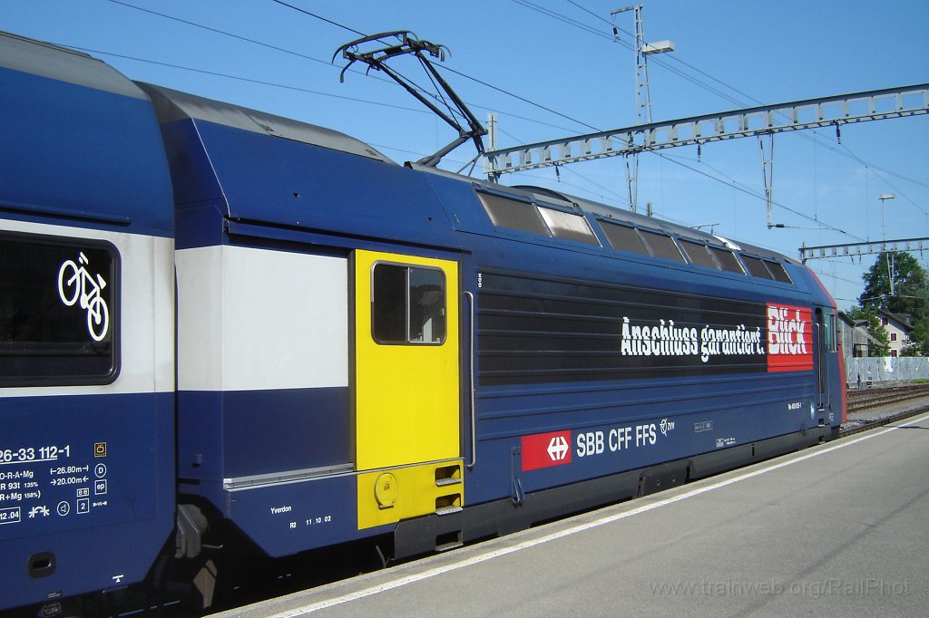 1058-0039-100605.jpg - SBB-CFF Re 450.035-1 «Schöfflisdorf / Blick» / Hinwil 10.6.2005