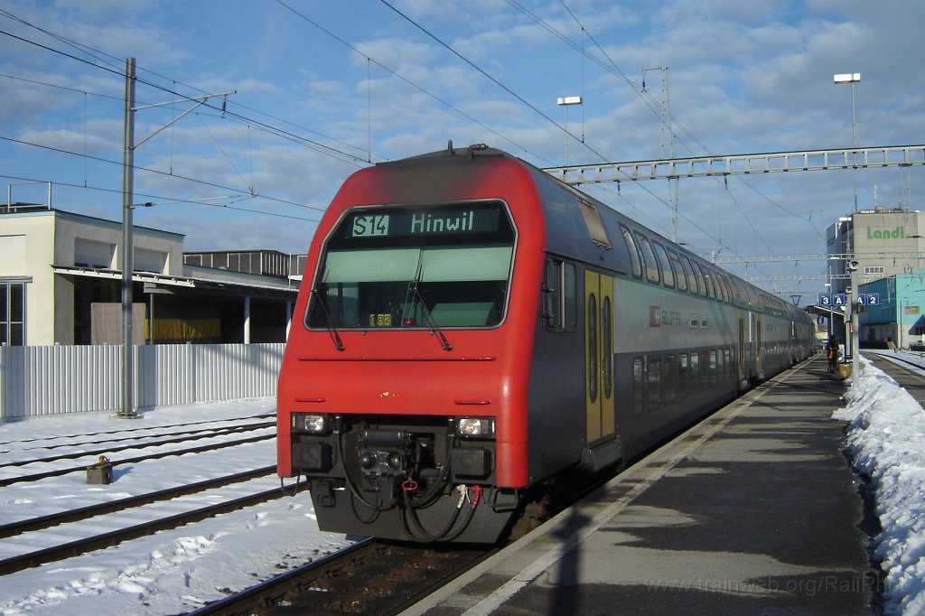 1138-0046-140206.jpg - SBB-CFF Bt (DPZ) 50 85 26-33 998-3 / Hinwil 14.2.2006
