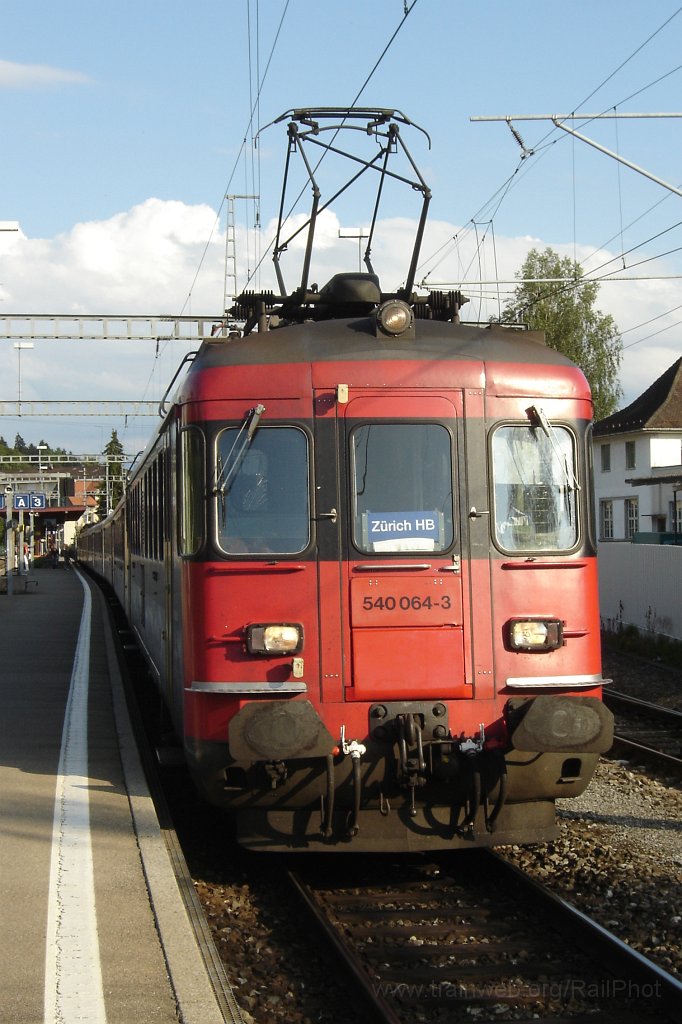 1362-0025-070707.jpg - SBB-CFF RBe 540.064-3 / Hinwil 7.7.2007