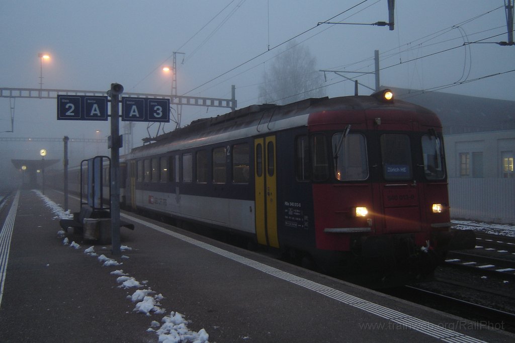1442-0019-211207.JPG - SBB-CFF RBe 540.013-0 / Hinwil 21.12.2007