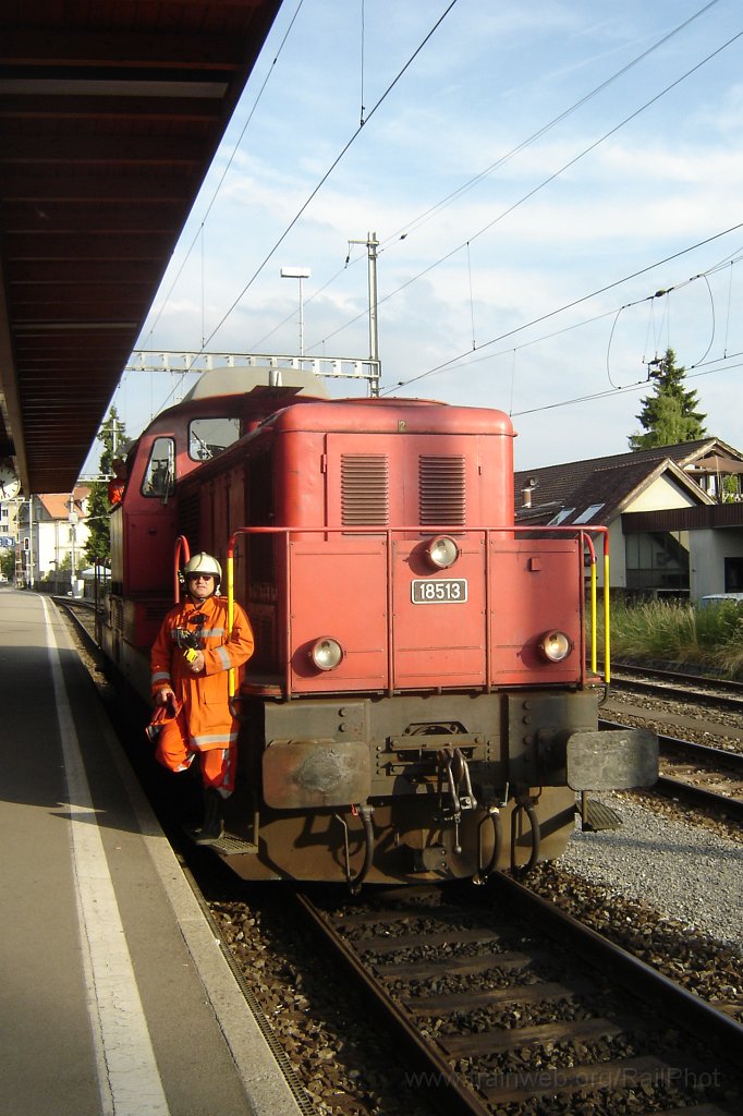 1060-0050-170605.jpg - Bm 6/6 18513 / Hinwil 17.6.2005