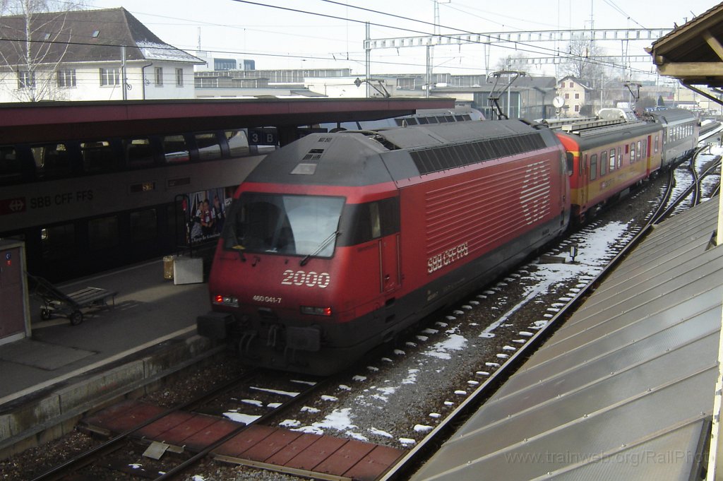1137-0014-280106.jpg - Re 460.041-7 «Mendrisiotto» / Hinwil 28.1.2006