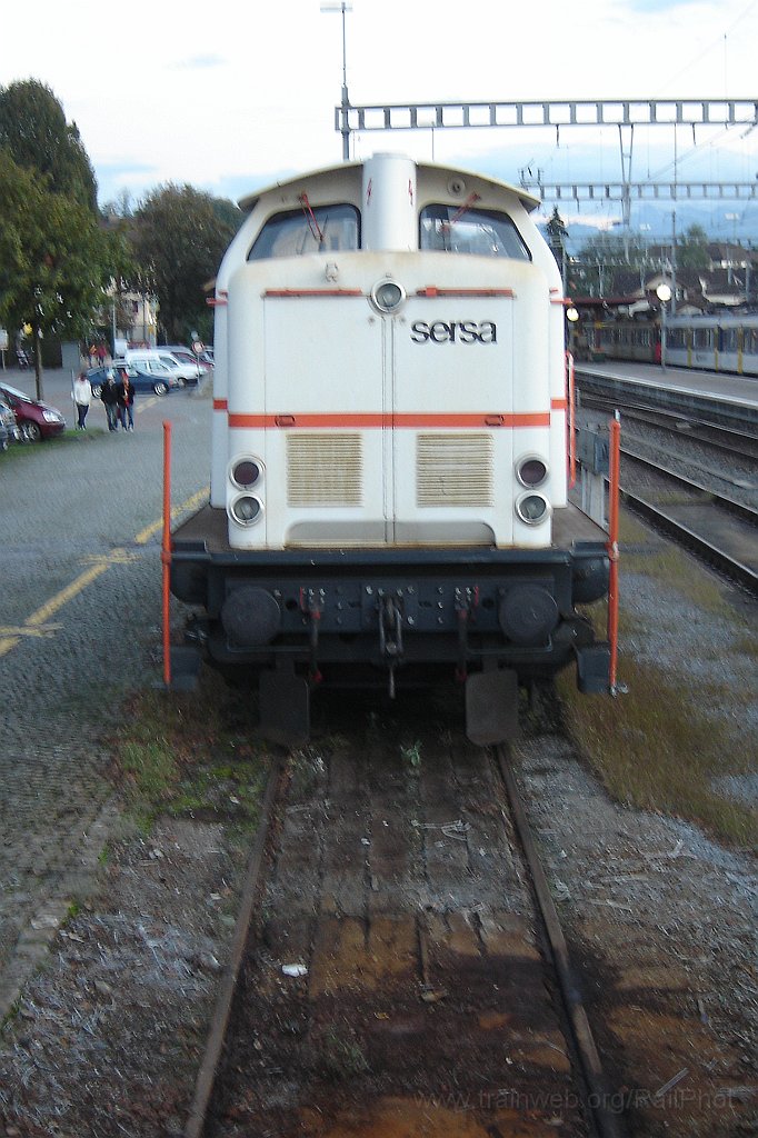 1253-0045-051006.jpg - Sersa Am 847.950-3 «Gretli 1» / Hinwil 5.10.2006