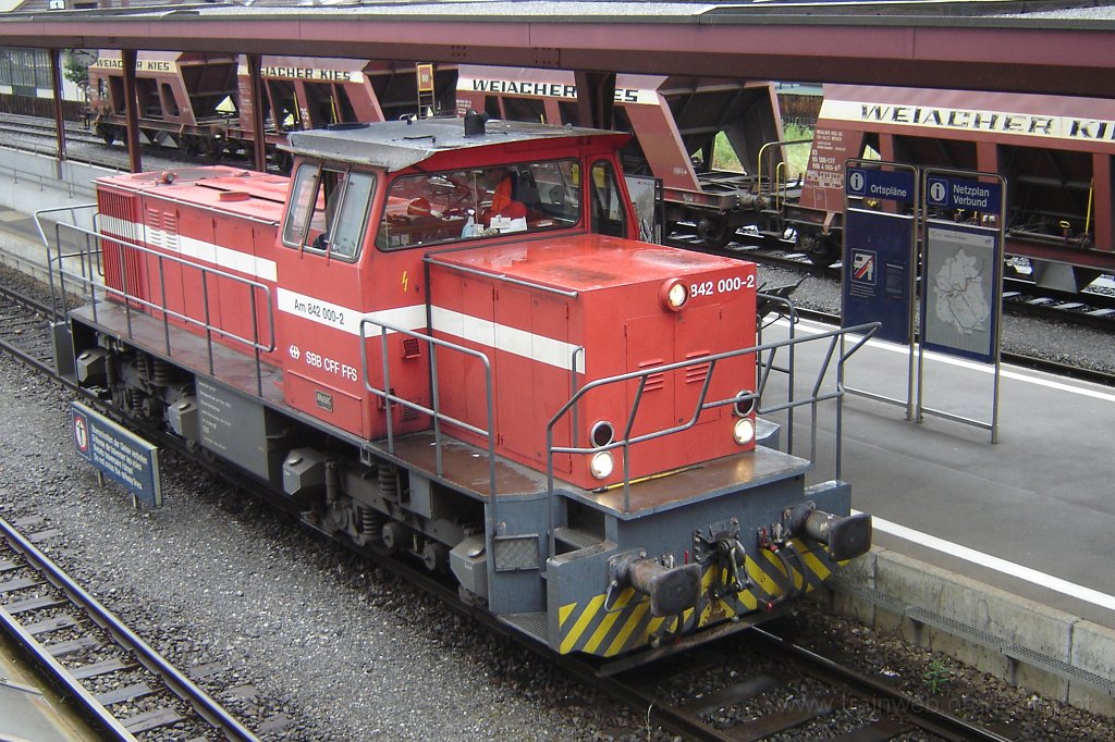 1358-0004-270607.jpg - SBB-CFF Am 842.000-2 / Hinwil 27.6.2007