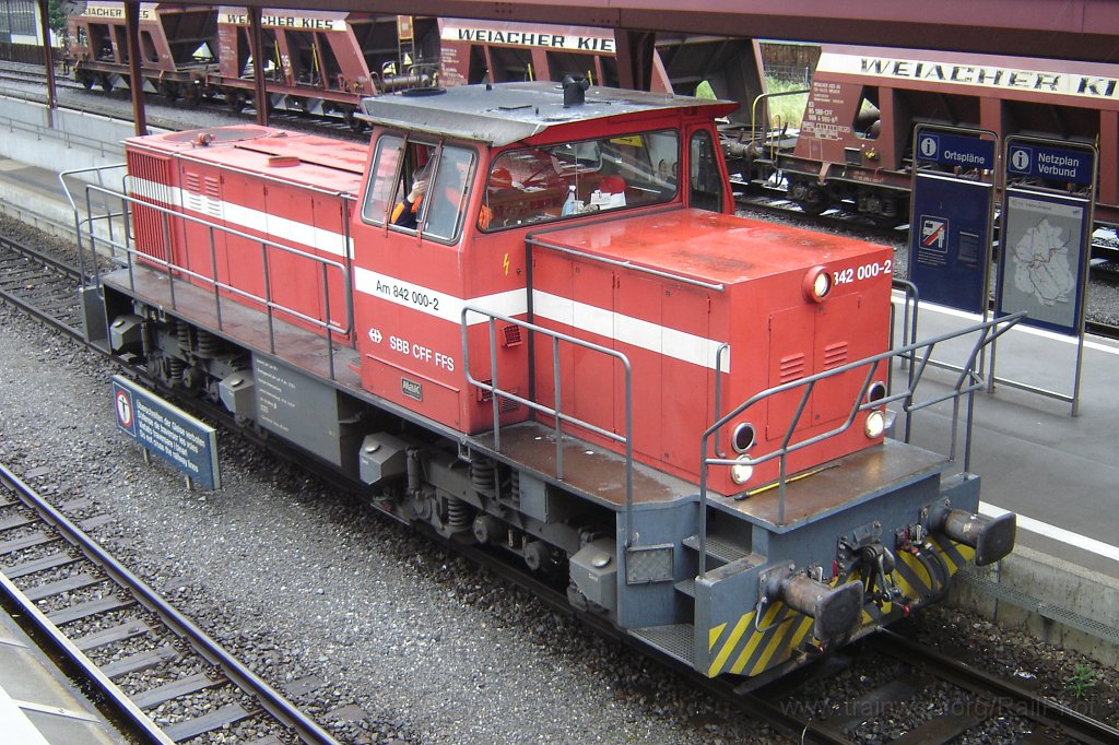 1358-0007-270607.jpg - SBB-CFF Am 842.000-2 / Hinwil 27.6.2007