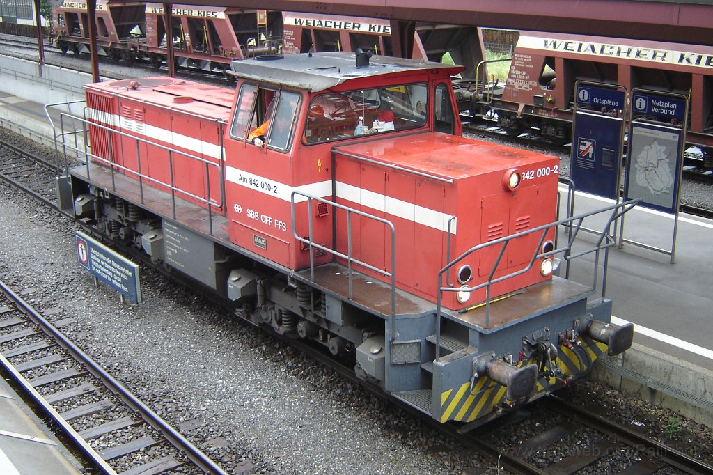 1358-0009-270607.jpg - SBB-CFF Am 842.000-2 / Hinwil 27.6.2007