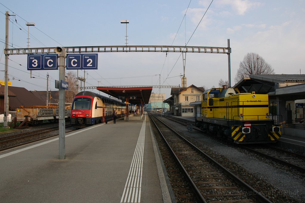 1841-0026-090410.jpg - SBB-CFF RABe 514.006-6 «Hans Künzi» + Vanoli Bm 847.855-4 «Meggen» / Hinwil 9.4.2010