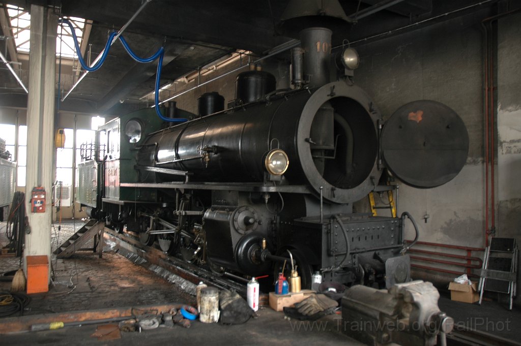 2723-0032-150313.jpg - RhB G 4/5 107 «Albula» / Landquart 15.3.2013