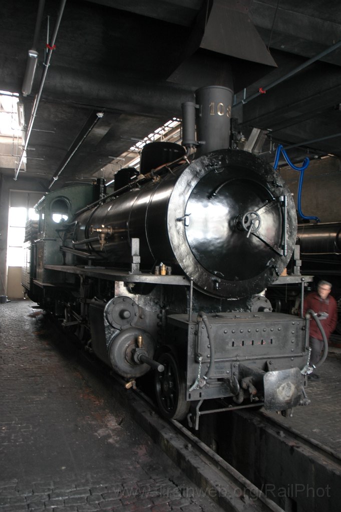 2723-0048-150313.jpg - RhB G 4/5 108 «Engiadina» / Landquart 15.3.2013