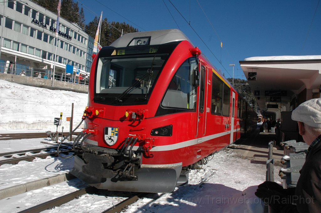 2728-0043-160313.jpg - RhB ABe 8/12 3510 «Alberto Giacometti»  / Arosa 16.3.2013