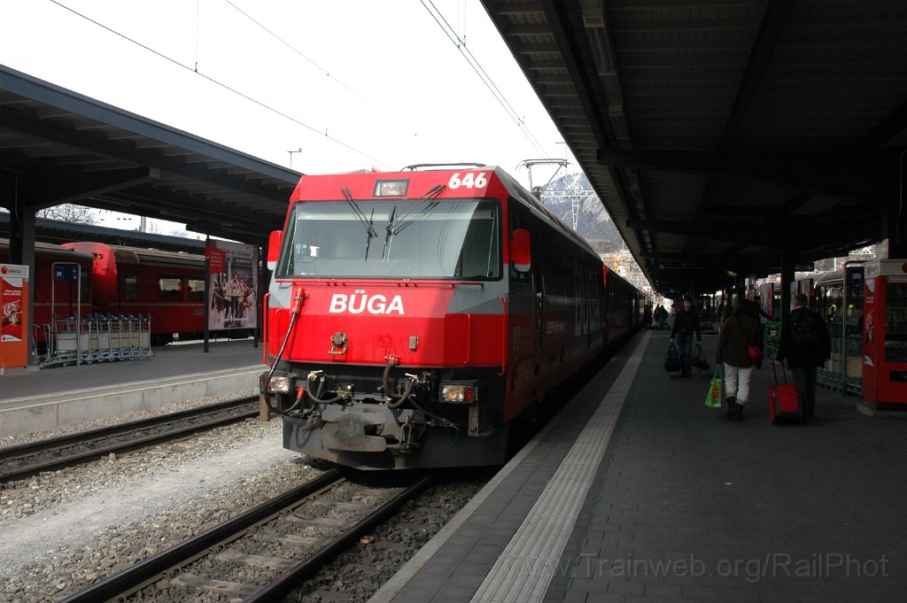 2731-0049-160313.jpg - RhB Ge 4/4''' 646 «Sta.Maria - Val Müstair» / Chur 16.3.2013
