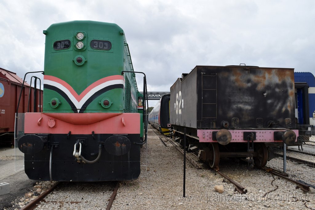 10336-0013-150526.jpg - ESR G16 303 + PR No.62 / Haifa-Mizrah (Israel Railway Museum) 15.5.2026