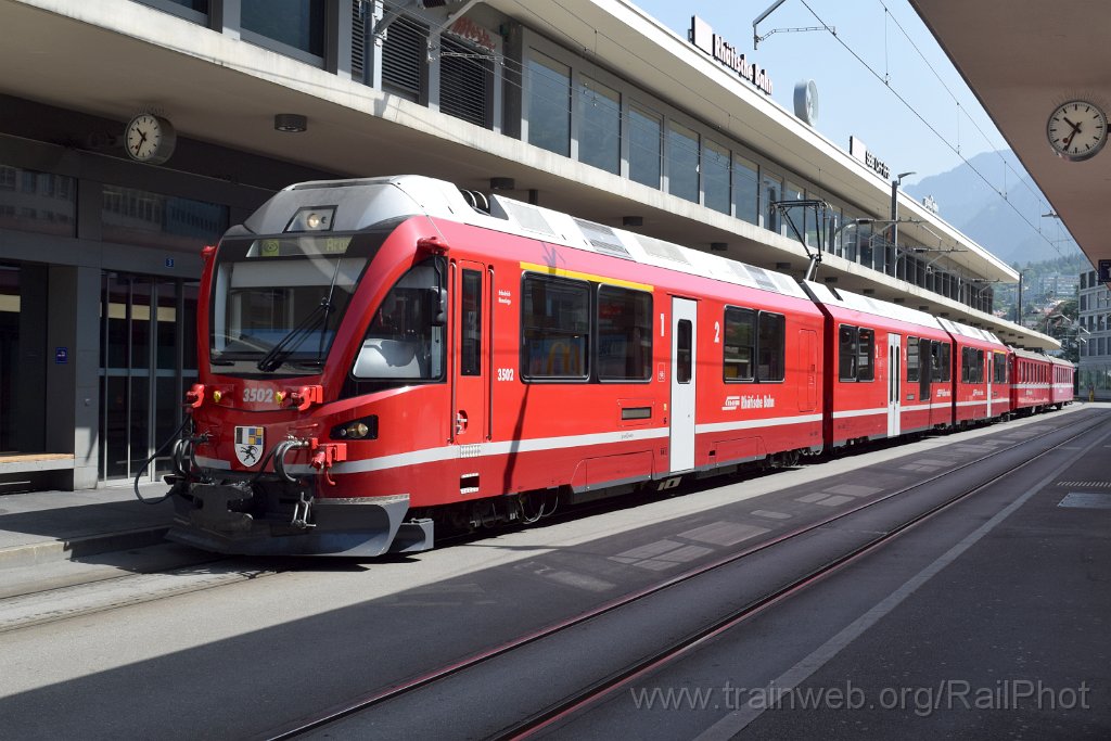 9814-0019-140625.jpg - RhB ABe 8/12 3502 "Friedrich Hennings" / Chur (Bahnhofplatz) 14.6.2025
