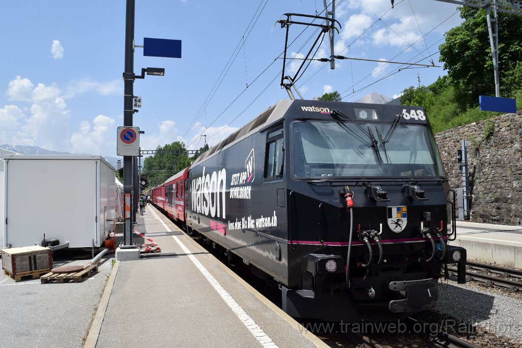 9820-0015-140625.jpg - RhB Ge 4/4''' 648 "Susch" / Filisur 14.6.2025