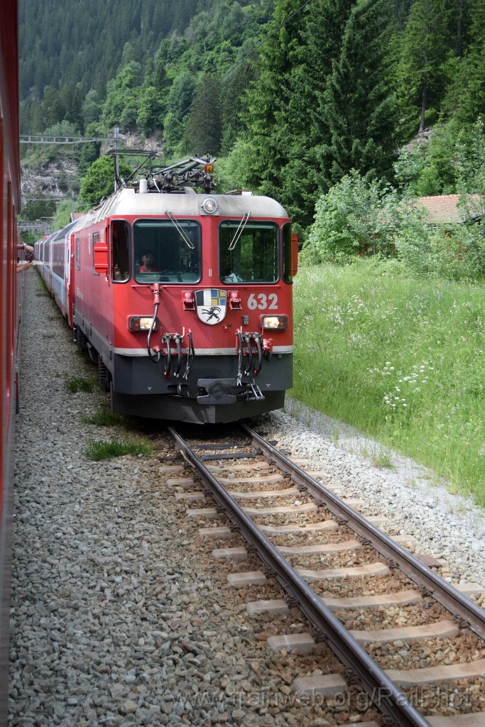 9825-0048-140625.jpg - RhB Ge 4/4" 632 "Zizers" / Stuls-Stugl 14.6.2025