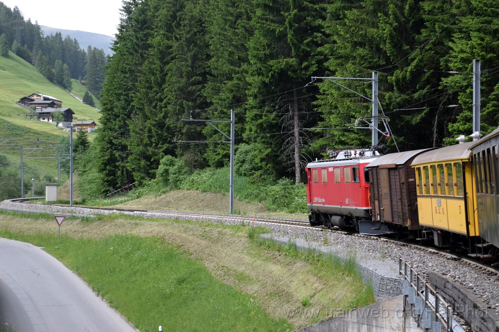 9827-0011-140625.jpg - RhB Ge 4/4' 605 "Silvretta" / Davos-Glaris 14.6.2025