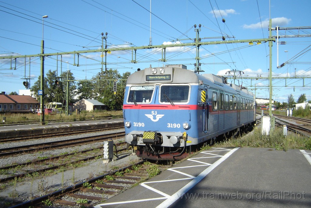 1387-0008-300807.jpg - SJ X12 3190 "Nyköpingen" / Norrköping 30.8.2007