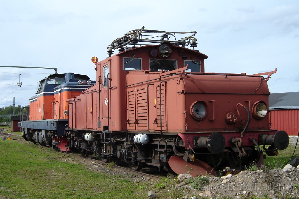 1393-0049-010907.jpg - SJ Hg 787 + T43 235 / Gävle Jernbanemuseum 1.9.2007