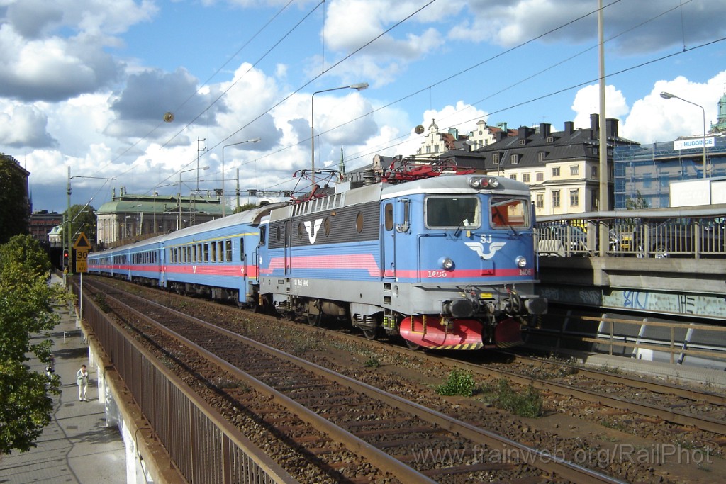 1400-0042-030907.jpg - SJ Rc6.1406 / Stockholm (Södra järnvägsbron) 3.9.2007