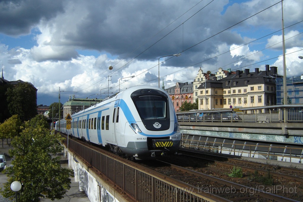 1400-0046-030907.jpg - SL X60 6056 / Stockholm (Södra järnvägsbron) 3.9.2007