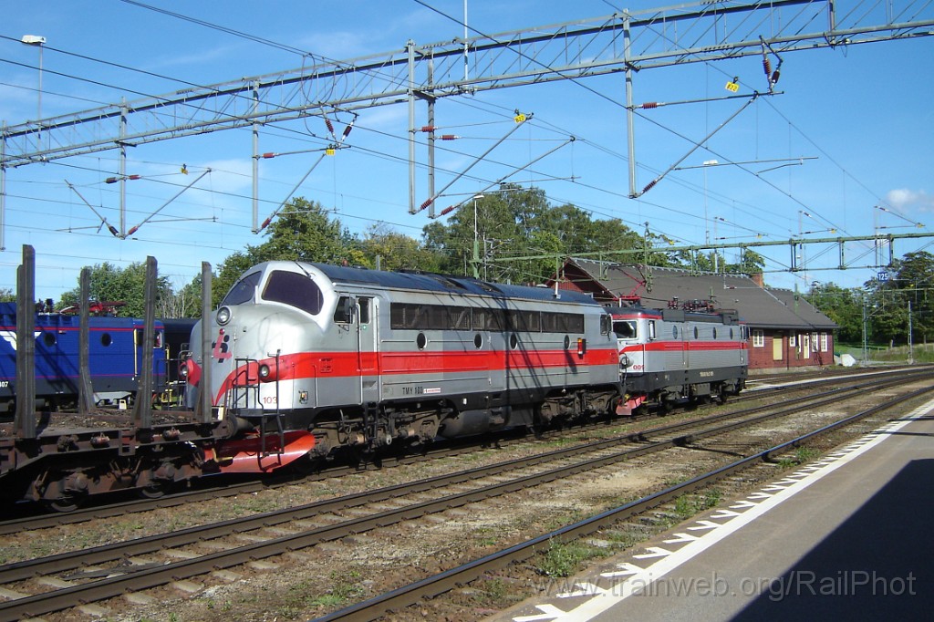 1407-0021-050907.jpg - Tågab TMY 103 + Rc2.009 / Hallsberg 5.9.2007
