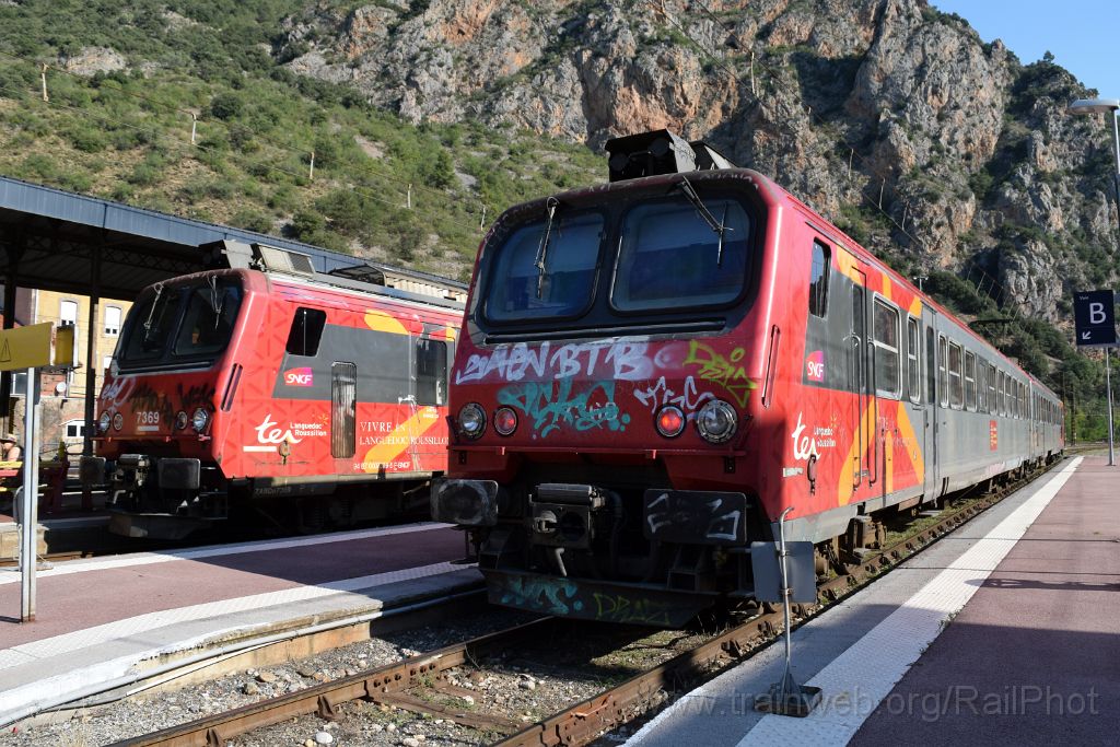 4569-0033-290717.jpg - SNCF ZABP 7369 + ZRBx 17369 / Villefranche Vernet-les-Bains 29.7.2017