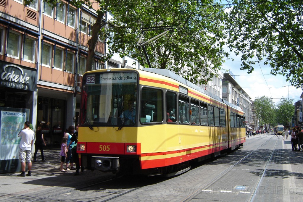 1484-0010-310508.jpg - VBK GT6-80C 505 / Marktplatz 31.5.2008